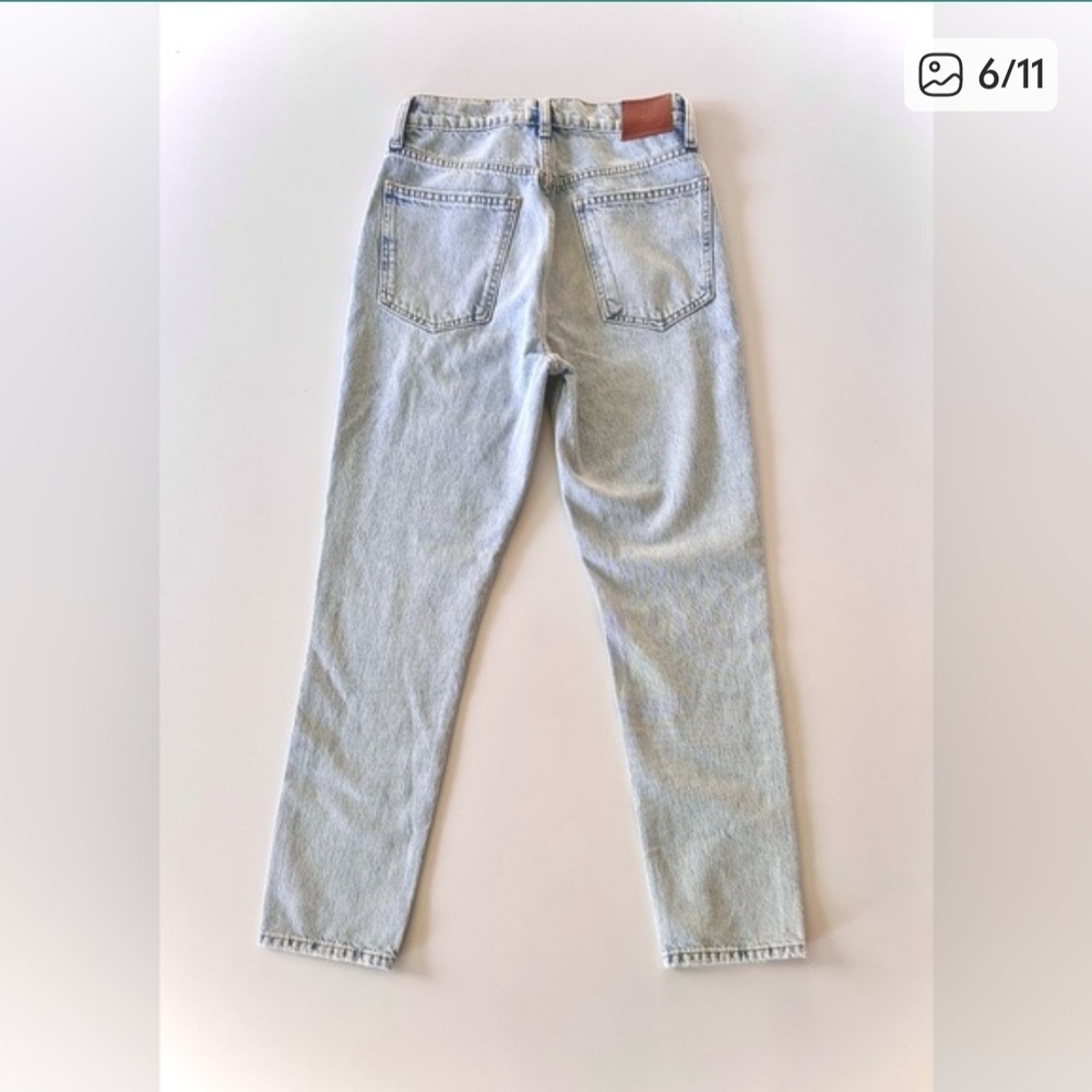 Fits Small! Anine Bing Light Blue High Rise Rory Women's Jeans. - Picture 2 of 3